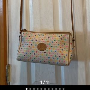 Custom Gucci Crossbody bag with painted hearts